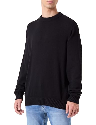 jack & jones strickpullover herren jormarbella knit crew neck schwarz m