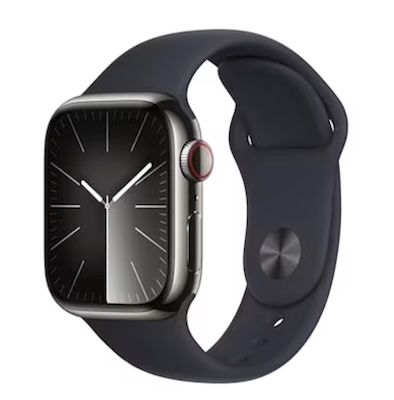 apple watch series 9 4g 41mm edelstahl für 445,22 euro statt 680 euro