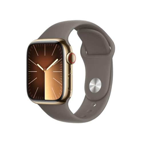 apple watch series 9 gps cellular edelstahlgehäuse sportarmband 41mm 45mm