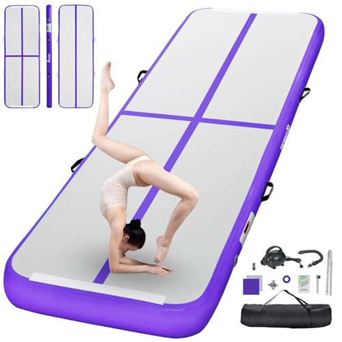 Produktbild: fbSPORT airtrack mat 10/20 cm dick, turnmatte mit luftpumpe und tragetasche