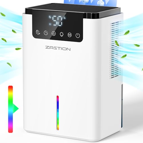 luftentfeuchter elektrisch, zastien tragbarer raumentfeuchter mit abtau- und schlafmodus