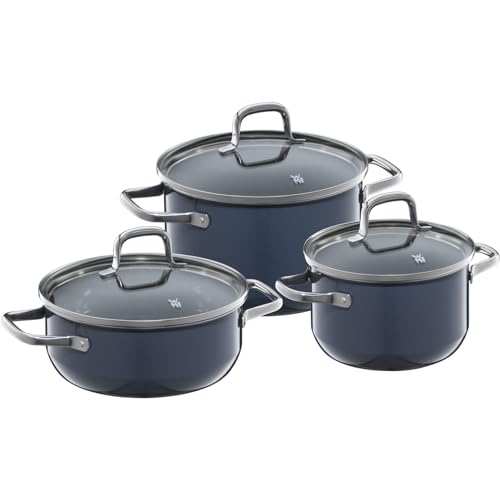 wmf fusiontec essential toppfset, tropffrei, dunkelblau, 2-teilig
