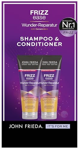frizz ease shampoo und conditioner set von john frieda, 250ml, reparatur