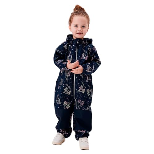 name it mädchen softshell regenanzug nmfalfa08 blau 98
