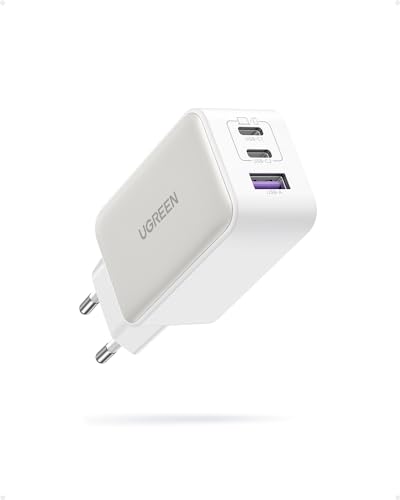 ugreen nexode 65 w usb c ladegerät 3-port gaN pd für macbook, iphone, ipad, galaxy