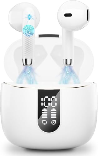 bluetooth 5.3 kopfhörer kabellos in ear 48h spielzeit mit 4 mic und noise cancelling