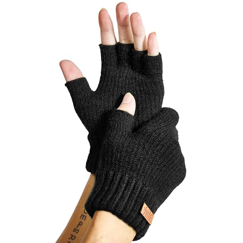 fingerlose handschuhe juyuny - kaschmir handschuhe winter für herren und damen