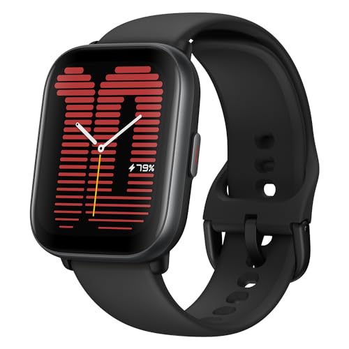 amazfit active smartwatch 42mm, gps, bluetooth-anruf, sprachassistent, akkulaufzeit 14 tage, kompatibel mit ios und android