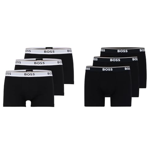 boss boxershorts schwarz open miscellaneous 994, new black001, größe xl