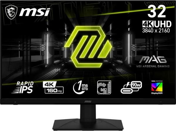 msi mag 322upf 32 zoll 4k uhd gaming monitor 160hz für 549,99 euro