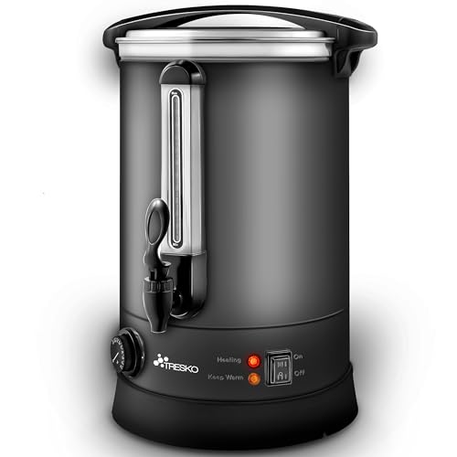 tresko mulled wine cooker 20 l, 2500 w, edelstahl, heißgetränke machine