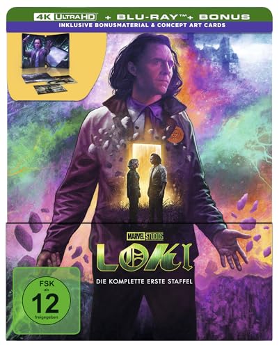Produktbild: Loki  Staffel 1  Limited Steelbook (4K Ultra HD + Blu-ray)