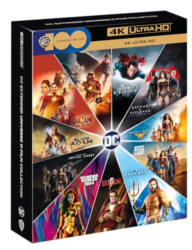 dc extended universe boxset 11 filme 4k blu-ray man of steel batman v superman u.a.