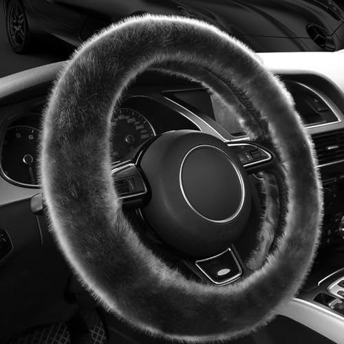 lenkradbezug plüsch, lenkradhülle auto, lenkradabdeckung winter, universal fit