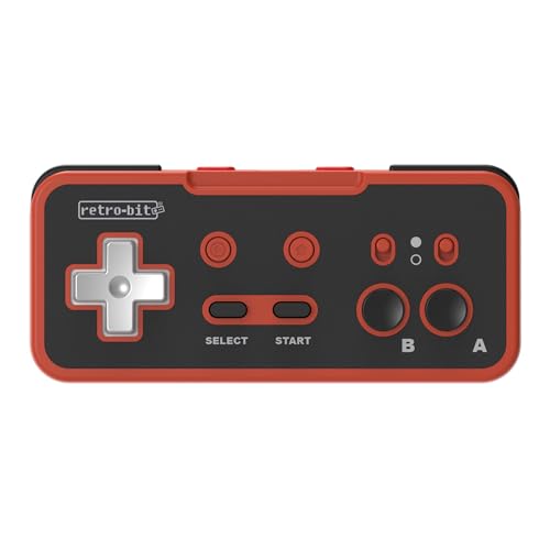 Retro-Bit Origin8 2.4 GHz Wireless Controller für Nintendo Switch & NES - Rot/Schwarz