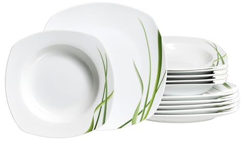 Produktbild: Ritzenhoff & Breker Tafelservice, 12-teilig, Porzellan, weiß, Gianna