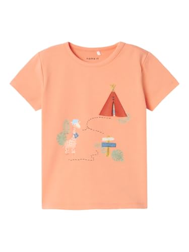 name it top box kurzarmshirt für mädchen, bunte design, bequem