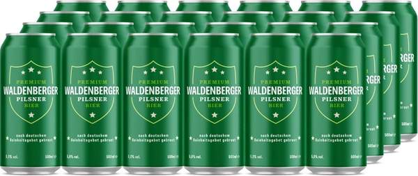 waldenberger pilsner bier 24 x 0,5l für 11,32 statt 14