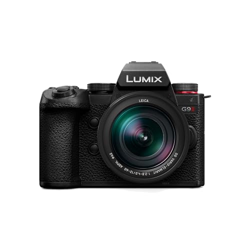 panasonic lumix dc-g9m2le kamera mit hybrid-af, wlan, schwarz