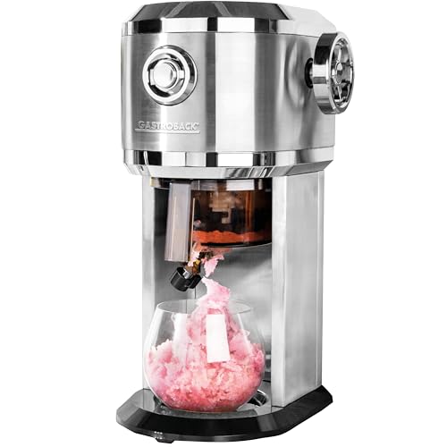 gastroback slush machine, ice shaver für frozen cocktails, slusheis, granita, crushed ice