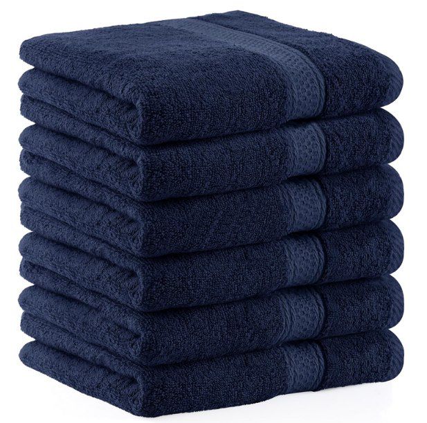 utopia handtücher 6x frottee (50x100 cm, 100% baumwolle) ab 21,24