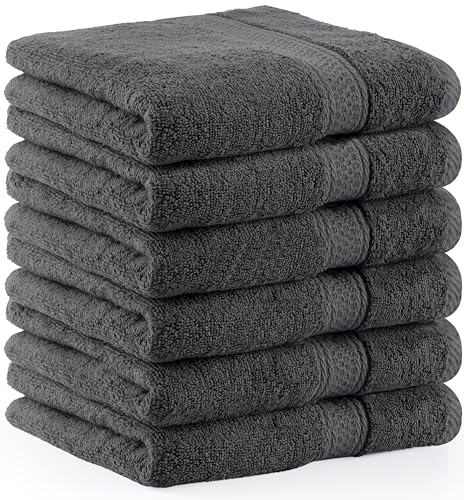 6er pack utopia towels frottee handtücher 50x100cm 100% baumwolle versch farben