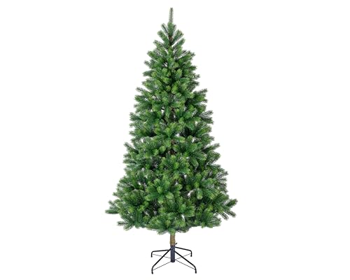 Produktbild: künstlicher weihnachtsbaum 210 cm everlands lumimeo, grün, nadelfrei