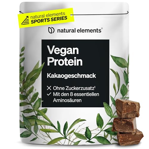 vegan protein pulver 1kg kakaogeschmack 19g protein aus erbsen und kürbis