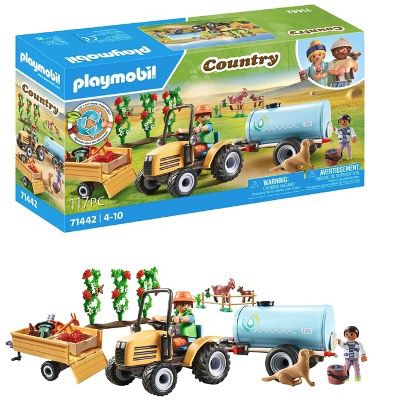 playmobil country traktor mit anhänger und wassertank 71442 günstig kaufen