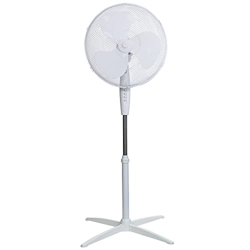 russell hobbs standventilator 40,5 cm leicht 3 geschwindigkeiten schwenken weiß