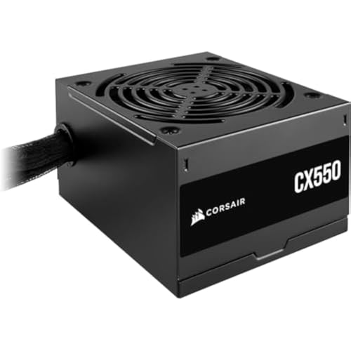 corsair cx550 netzteil 550w atx 80 plus bronze niedriges geräusch nicht-modular schwarz