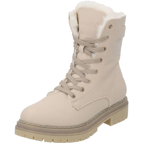 palado stiefeletten damen beige warm gefüttert wetterfest UK5,5 - EU38