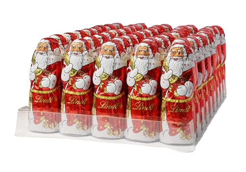 Lindt Weihnachtsmann Schokolade 45er Pack, 45 x 40g Weihnachtsgeschenk