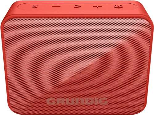 grundig bluetooth lautsprecher solo+ schwarz, 3.5 w rms, 30 m, ipx5, 20 stunden spielzeit