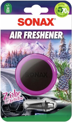 sonax air freshener zirbe, frischer duft für fahrzeuginnenraum, 1 stück