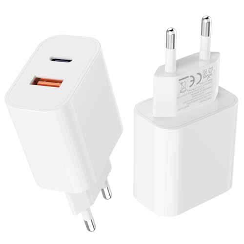 apple mfi zertifiziert usb c netzteil adapter 2pack für iPhone iPad samsung 2port schnellladegerät