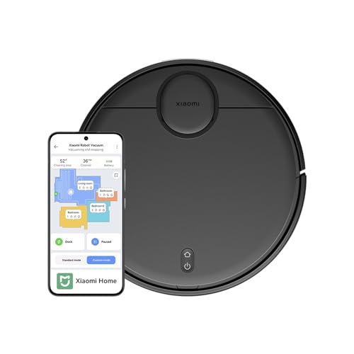 xiaomi t12 saugroboter mit wischfunktion, 3500pa, lidar, app-steuerung, 130 min laufzeit