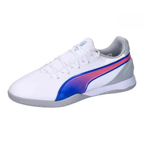 Produktbild: puma king match it fußballschuh unisex weiß-blau-grau 46,5 eu