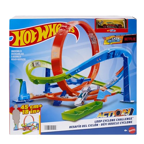 hot wheels looping herausforderung mit auto