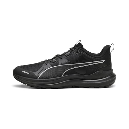 puma reflect lite trail running schuh unisex schwarz grau silber 43 eu