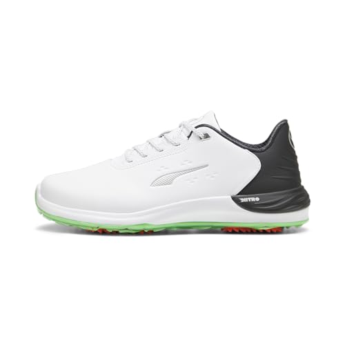 Produktbild: PUMA Phantomcat Nitro + Golfschuhe Herren, Weiß Schwarz-Fluoreszierend Grün, 44.5 EU