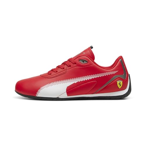 puma sneakers unisex ferrari neo cat 2.0, rosso corsa white, 43 eu