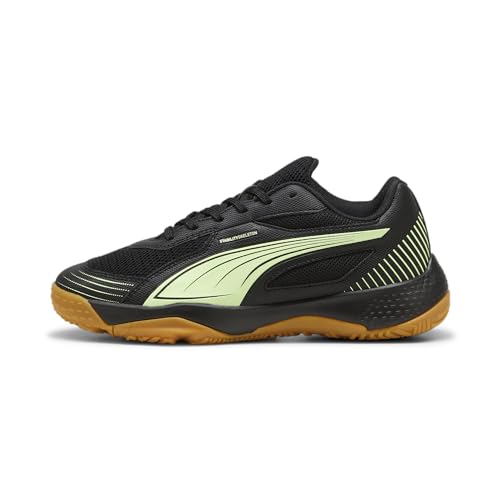 puma hallensportschuhe solarflash iii jr schwarz-grün 28 eu