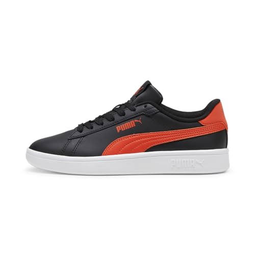 puma sneaker smash 3.0 junior schwarz rot, 37.5 eu