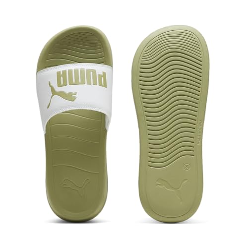 puma slide sandal popcat 20 unisex weiß-grün 42 eu