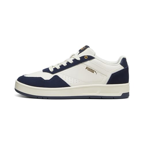 puma unisex sneaker court classic sd, frosted ivory-club navy gold, 37 eu