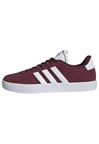 adidas VL Court 3.0 Herren Schuhe, Shadow Red/Cloud White, Größe 40 EU