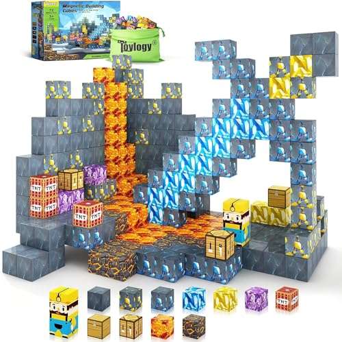 magnetische bausteine - build mine magnete sword edition spielzeug für 3-8 jahre