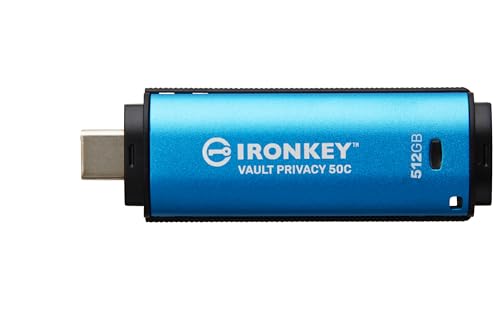 kingston ironkey vault privacy 512gb sicherheitsschlüssel für datenschutz - ikvp50c