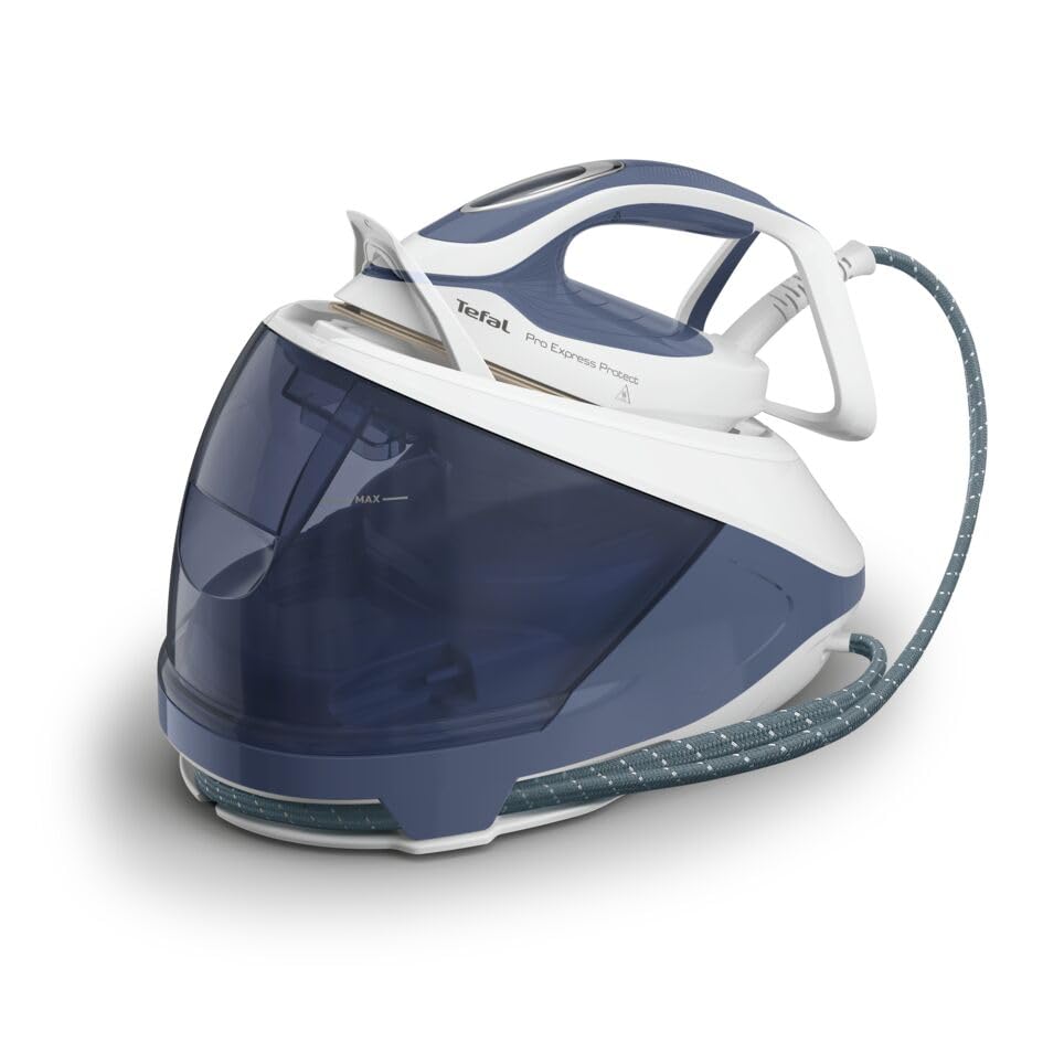 tefal dampfbügelstation pro express protect, 2000 watt, antihaftsohle